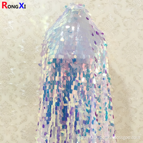 Multifunctional reversible cushion cover Sequin Fabric